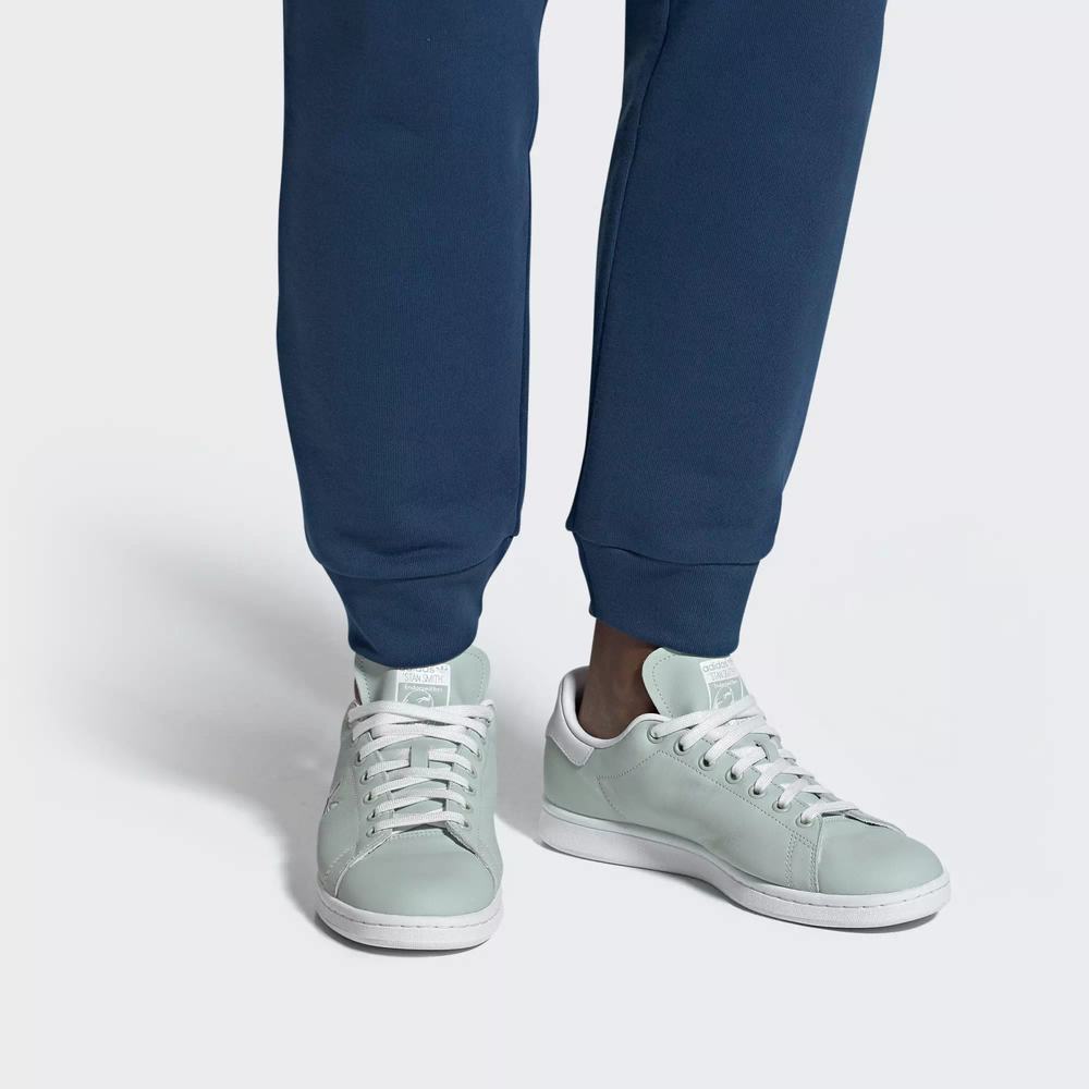 Adidas Stan Smith Tenis Verdes Para Hombre (MX-33851)
